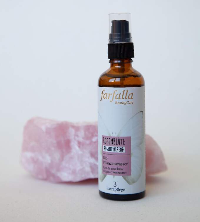 Farfalla Bio-Pflanzenwasser, Rosenblüte