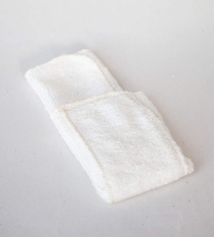 Blümchen Bambus Frottee Prefold 5er Set