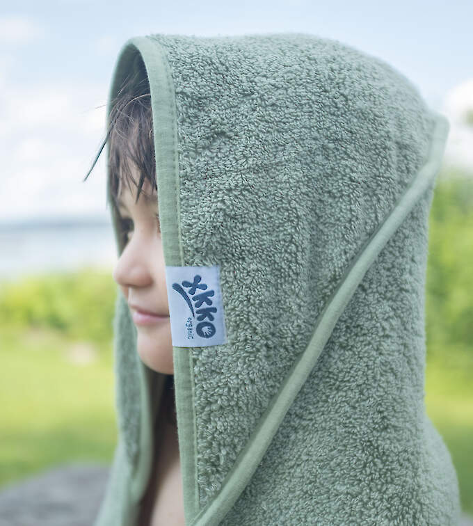 XKKO Kinder Badetuch Bio-Baumwollfrottee
