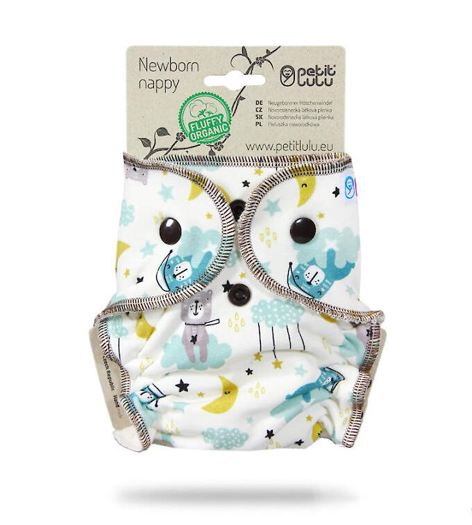 Petit Lulu Höschenwindeln - Fluffy Organic - Newborn